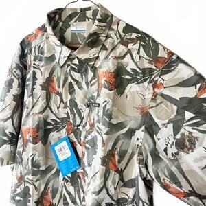 Columbia fishing shirt Hawaiian print size 1X